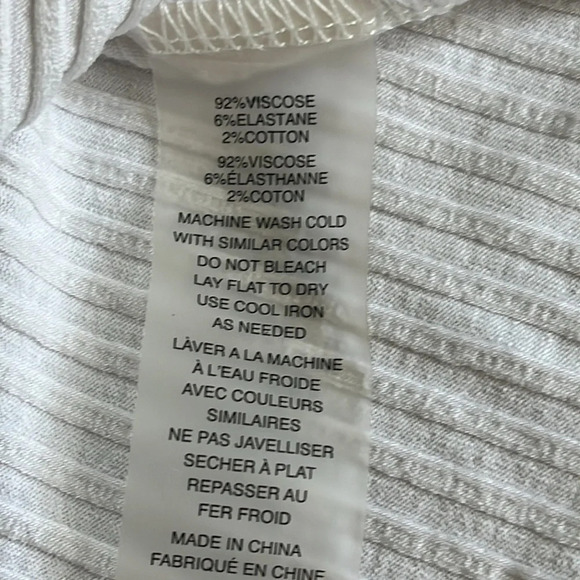 Evereve David Lerner white rib button front bodysuit - Picture 12 of 15